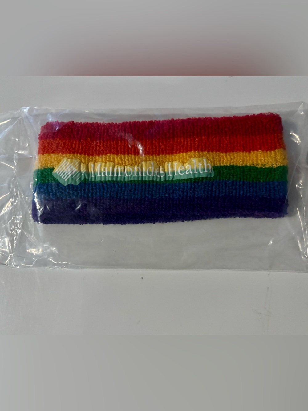 NEW Rainbow headband from Maimonides Health.
